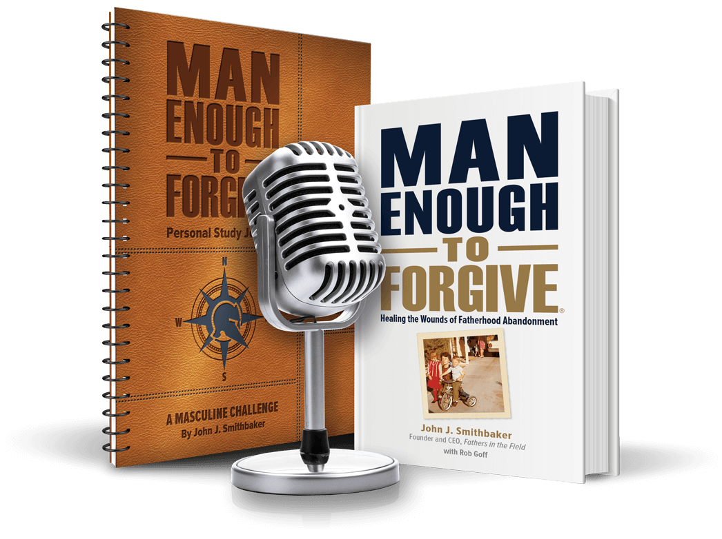 Image of Man Enough to Forgive Book, Workbook, and Podcasts