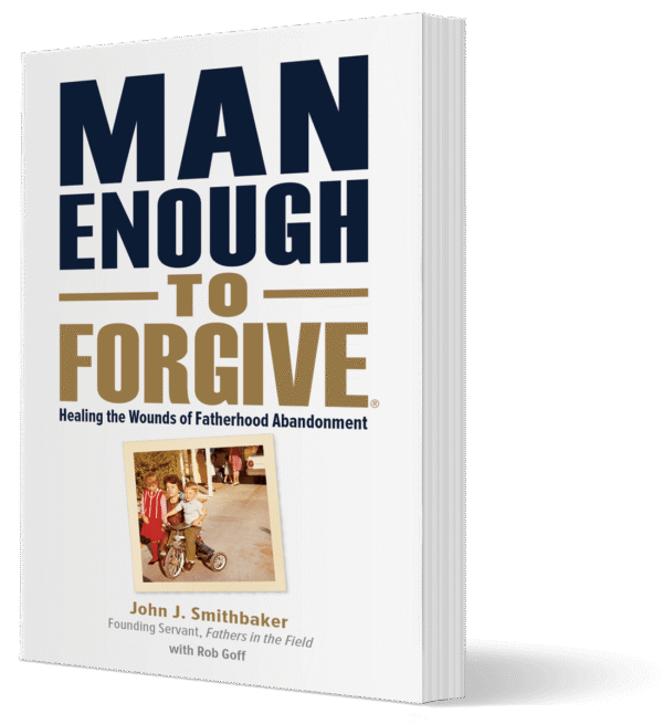 Image of Man Enough to Forgive Softcover Book by John Smithbaker